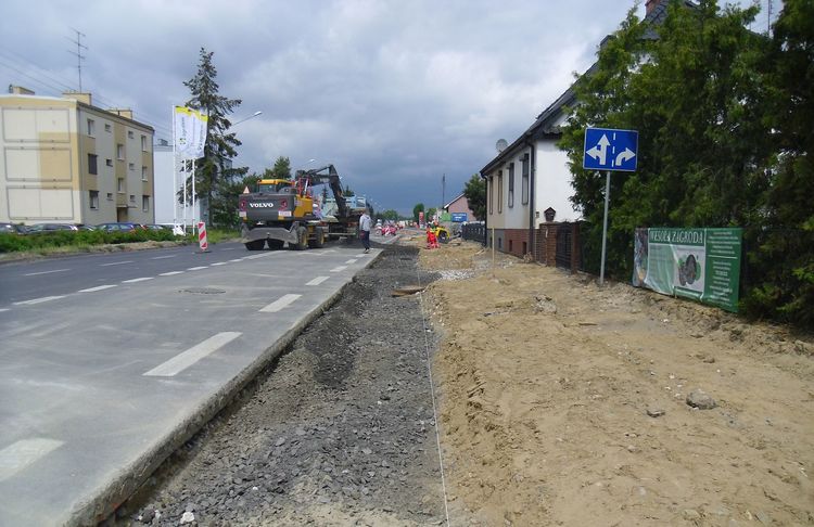 Remont ulicy Bolesława Chrobrego w Szamotułach