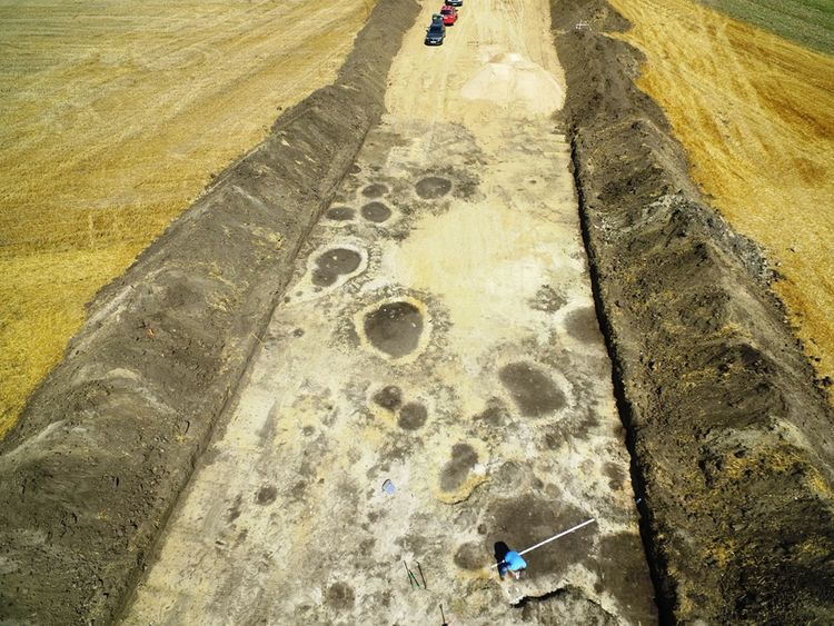 badania archeologiczne na trasie budowy obwodnicy Wronek