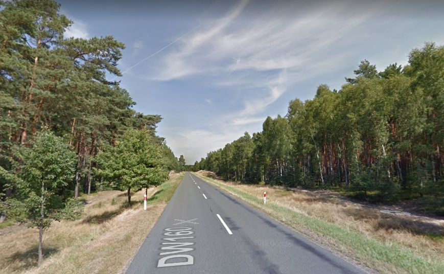 DW160 Sowia Góra - Międzychód przed rozbudową