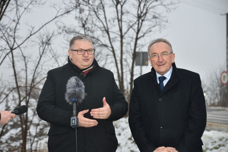 Wicemarszałkowie Województwa na drogach w powiecie ostrzeszowskim