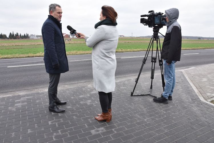 Wicemarszałek na drogach wojewódzkich w powiecie ostrowskim