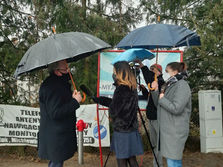 Wicemarszałek Województwa Wielkopolskiego z samorządowcami