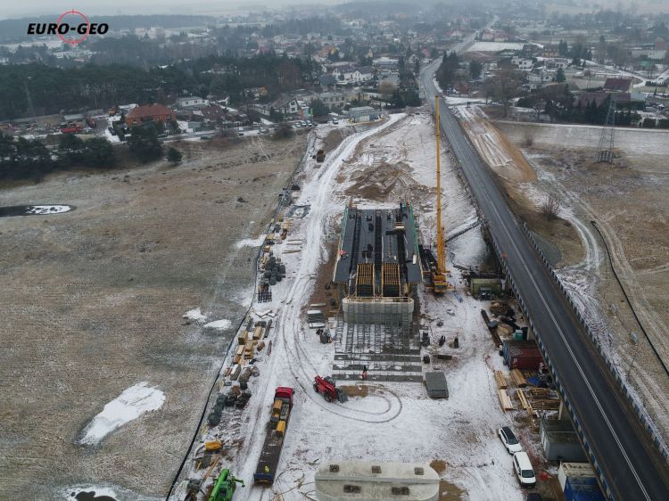 budowa mostu nad Wartą w Rogalinku