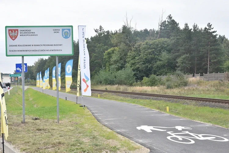 Ścieżka pieszo-rowerowa Sława Wielkopolska – Skoki