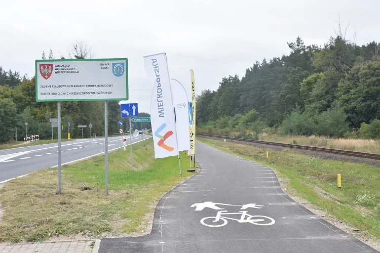 Ścieżka pieszo-rowerowa Sława Wielkopolska – Skoki
