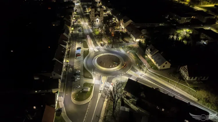 Nowe rondo w Szamocinie