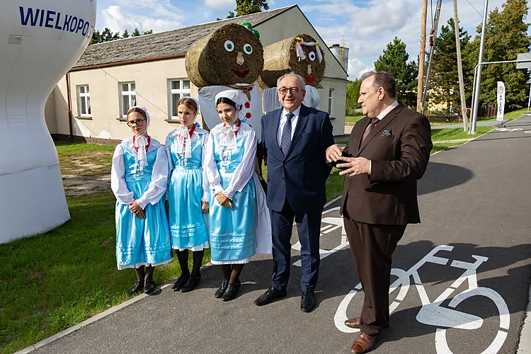 Rozbudowana droga wojewódzka nr 116 w Gminie Pniewy