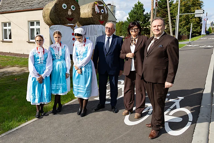 Rozbudowana droga wojewódzka nr 116 w Gminie Pniewy